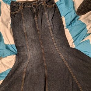 Ana mermaid denim skirt 6
